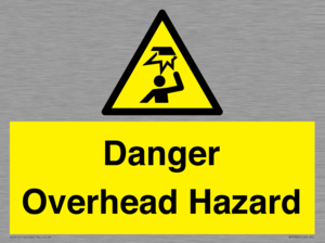 Danger Overhead Hazard
